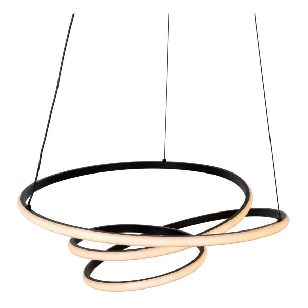 Lucide ESPIRAL - Pendelleuchten - LED Dim. - CCT - 1x40W 2700K/4000K - Schwarz | Essential - detail 2